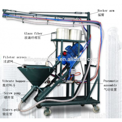 new design grc glass fiber spray machine